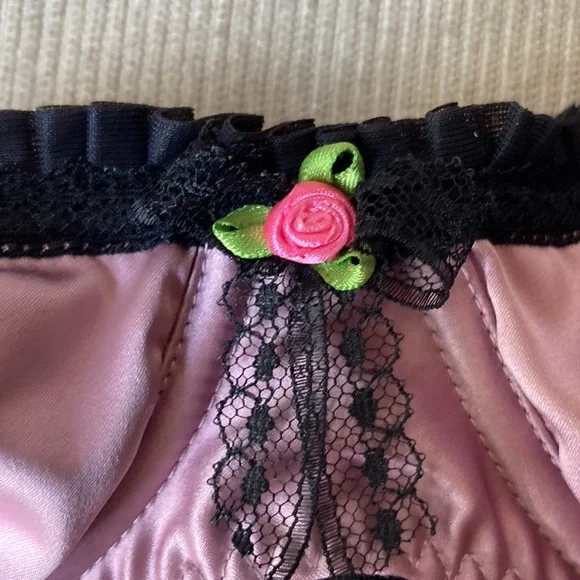 Betsey Johnson lavender rose silky bra size 34 a - Picture 7 of 9